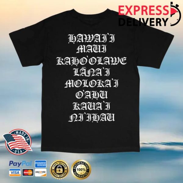 kenny sau 808 All Day Merch Shop Store Black White Roll Call Puff Shirt