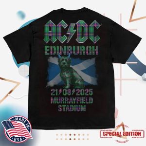 kenny sau Acdc Merch Shop Store Edinburgh Pwr Up Event Tour Shirt