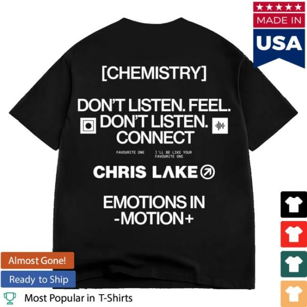 kenny sau Chris Lake Merch Shop Store Chemistry Connect Shirt