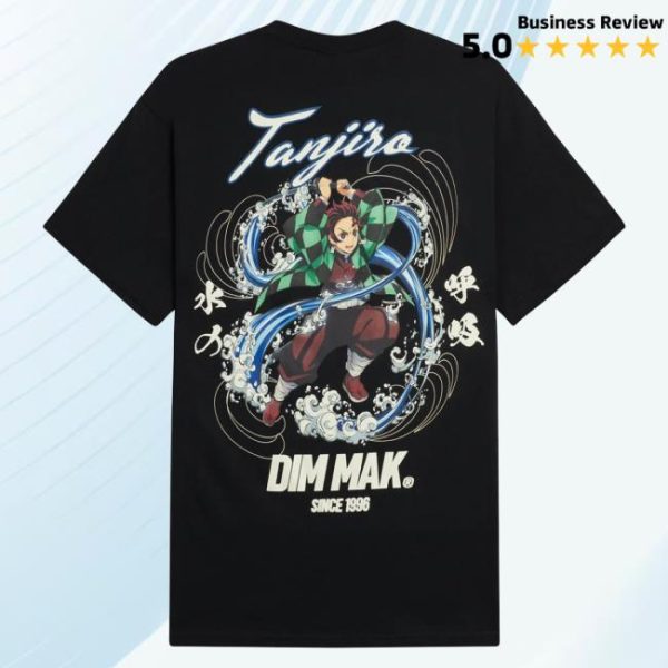 kenny sau Dim Mak Merch Shop Store Dim Mak X Demon Slayer Tanjiro Souvernir Shirt
