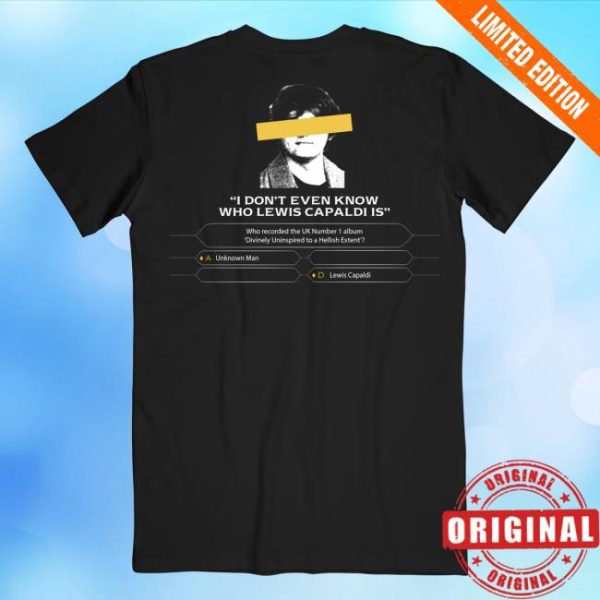 kenny sau Lewis Capaldi Merch Shop Store Who Is Lewis Capaldi Shirt