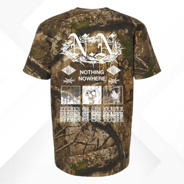 kenny sau No Thing No Where Merch Shop Store Camo Shirt