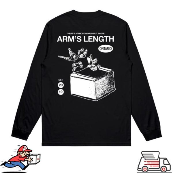 kenny sau Official Arms Length Merch Store Shop Butterfly Long Sleeve Shirt