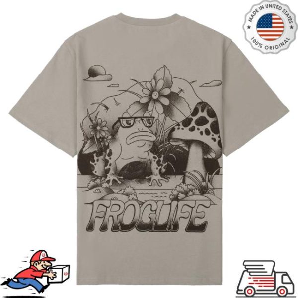 kenny sau Official FartbaitCom Merch Shop Frog Life Shirt