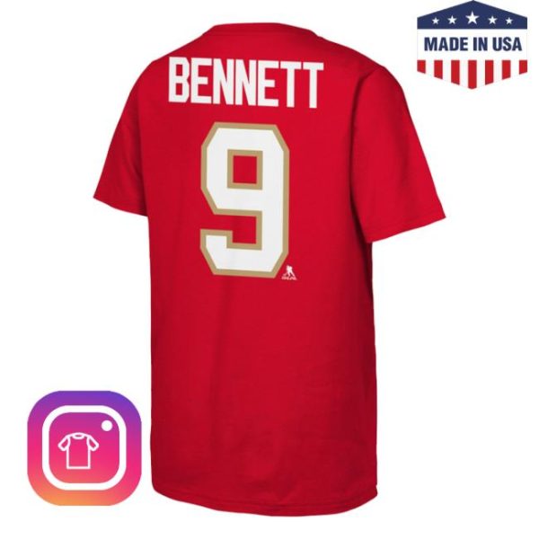 kenny sau Official Florida Panthers Youth 9 Sam Bennett Shirt