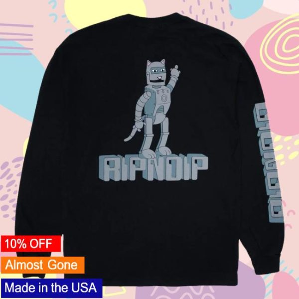 kenny sau Official Scenic Skate Merch Shop Ripndip Bionic Nerm Long Sleeve Shirt