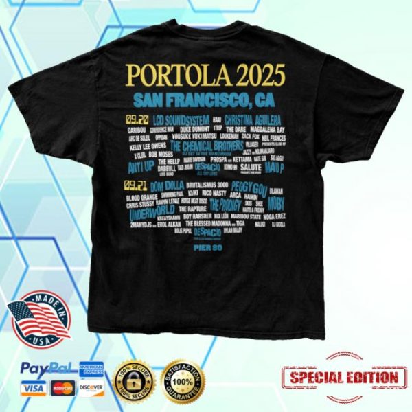 kenny sau Portola Music Festival Merch Shop Store Another Perfect Weekend Lineup Shirt
