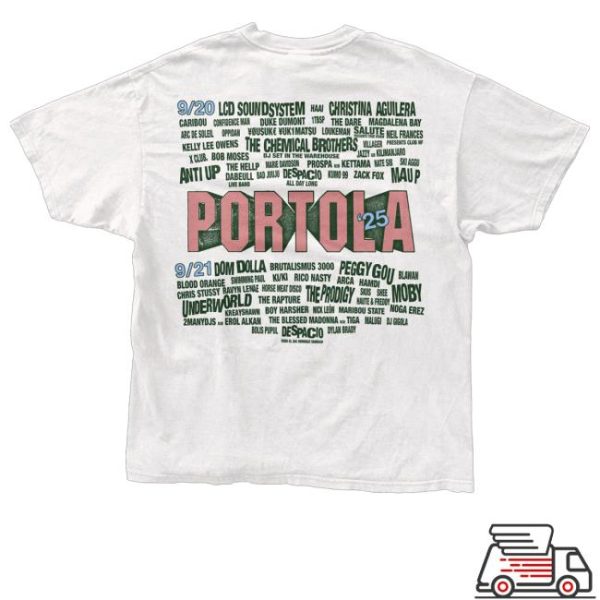 kenny sau Portola Music Festival Merch Shop Store Crush The Rhythm Lineup Shirt
