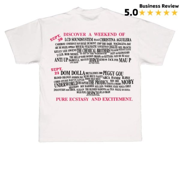 kenny sau Portola Music Festival Merch Shop Store Pure Ecstasy Shirt