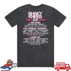 kenny sau Shaky Knees Festival Merch Shop Store Shaky Gaze Lineup Shirt kenny sau Shaky Knees Festival Merch Shop Store Shaky Gaze Lineup Shirt