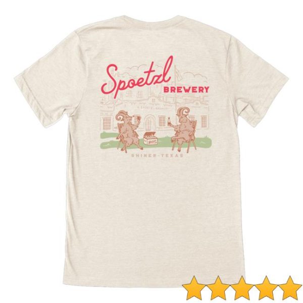 kenny sau Shiner Merch Shop Spoetzl Brewery Rams Shirt