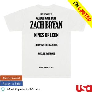 kenny sau Zach Bryan Golden Gate Park Bridge Shirt kenny sau Zach Bryan Golden Gate Park Bridge Shirt