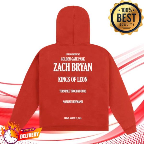 kenny sau Zach Bryan Merch Shop Store Golden Gate Park Hoodie