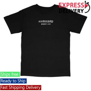 kenny trc 808 All Day Merch Shop Store Black White Roll Call Puff Shirt
