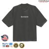 kenny trc Black Letter Taegeuk Drop Shoulder Shirt