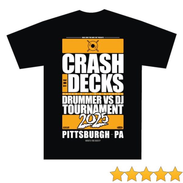 kenny trc Crash The Decks Merch Shop Store 2025 Tournament Pittsburgh Pa Shirt