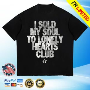 kenny trc Lonely Hearts Club Merch Shop Store I Sold My Soul Shirt kenny trc Lonely Hearts Club Merch Shop Store I Sold My Soul Shirt
