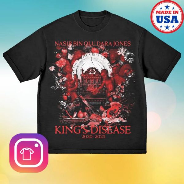 kenny trc Nasir Jones Merch Shop Store Kings Disease Anniversary Shirt