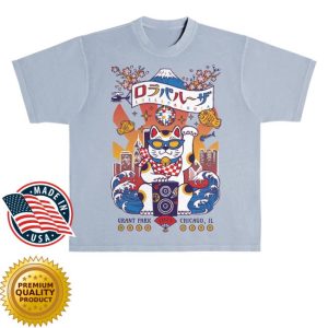 kenny trc Official Lollapalooza Merch Shop Store Lucky Cat Lineup Shirt kenny trc Official Lollapalooza Merch Shop Store Lucky Cat Lineup Shirt