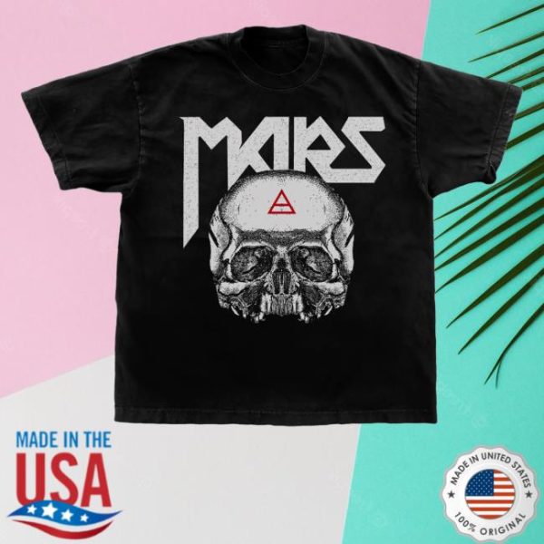 kenny trc Official Thirty Seconds To Mars Merch Shop A Beautiful Lie 20Th Anniversary Triad Skull Shirt