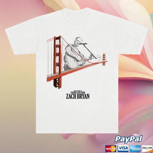 kenny trc Zach Bryan Golden Gate Park Bridge Shirt