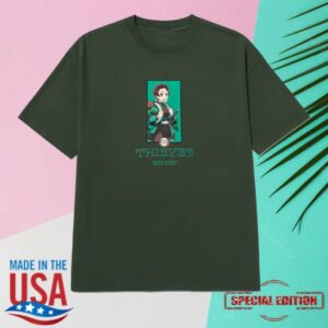 kenny 100 Thieves Merch Store Tanjiro Checks Shirt