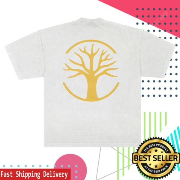 kenny 30Praum Merch Camiseta Mqot Tour Logo Amarelo Off White