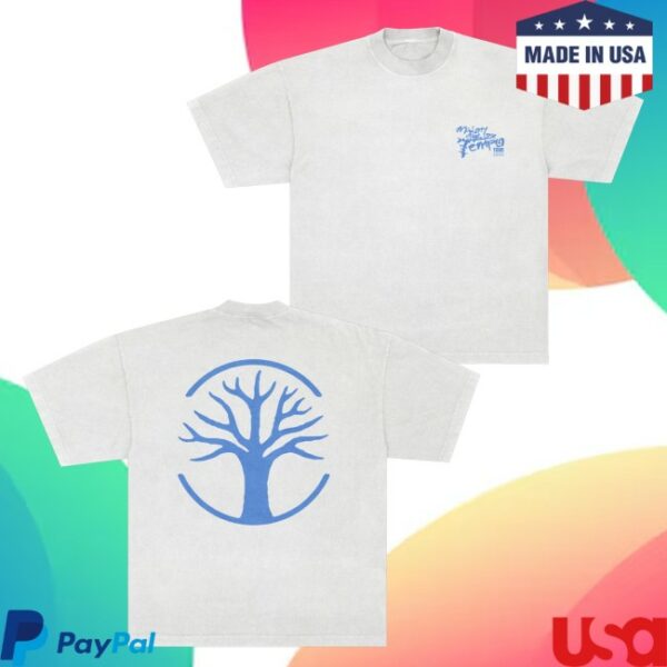 kenny 30Praum Merch Camiseta Mqot Tour Logo Azul Off White1