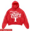 kenny 30Praum Store Merch Mqot Tour Vermelho Hoodie
