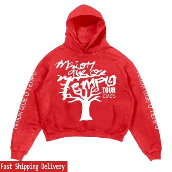 kenny 30Praum Store Merch Mqot Tour Vermelho Hoodie