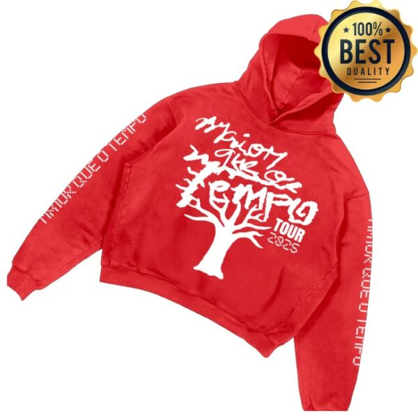 kenny 30Praum Store Merch Mqot Tour Vermelho Hoodies