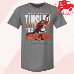 kenny 500 Level Merch Mitchell Tinsley Cincinnati One Hand Catch Wht Shirt