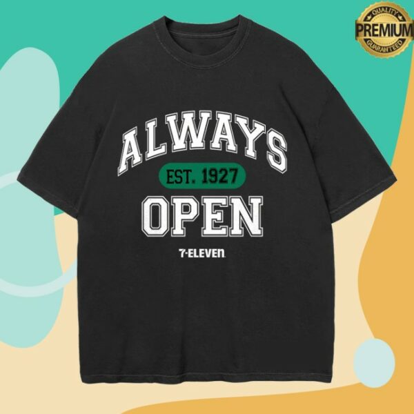 kenny 7Collection Merch Store Always Open Gym Shirt Black
