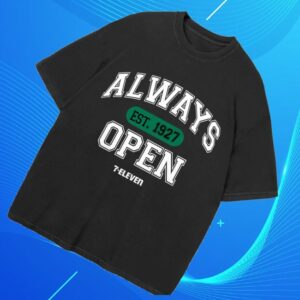 kenny 7Collection Merch Store Always Open Gym Shirt Blacks kenny 7Collection Merch Store Always Open Gym Shirt Blacks