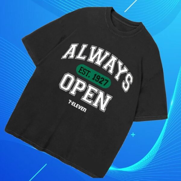kenny 7Collection Merch Store Always Open Gym Shirt Blacks