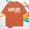 kenny 7Collection Merch Store Always Open Pennant Tee Orange