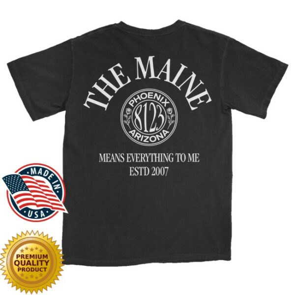 kenny 8123 Shop Merch The Maines 8123 Means Everything To Me Tee0