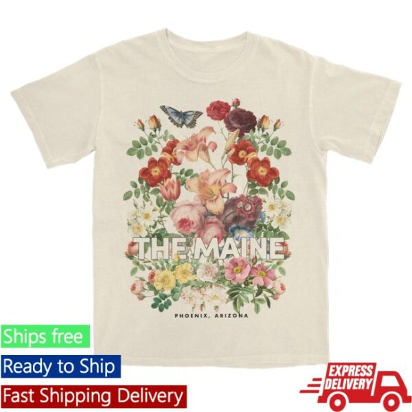 kenny 8123 Shop Merch The Maines Floral Tee