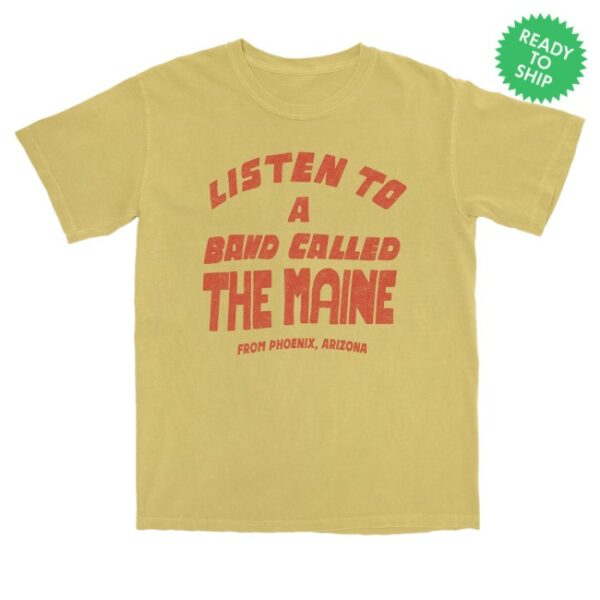 kenny 8123 Shop Merch The Maines Listen To A Band Tee