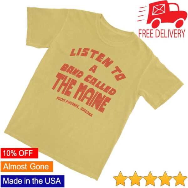 kenny 8123 Shop Merch The Maines Listen To A Band Tee1