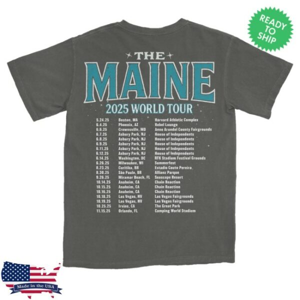 kenny 8123 Shop Merch The Maines Worldwide Tee