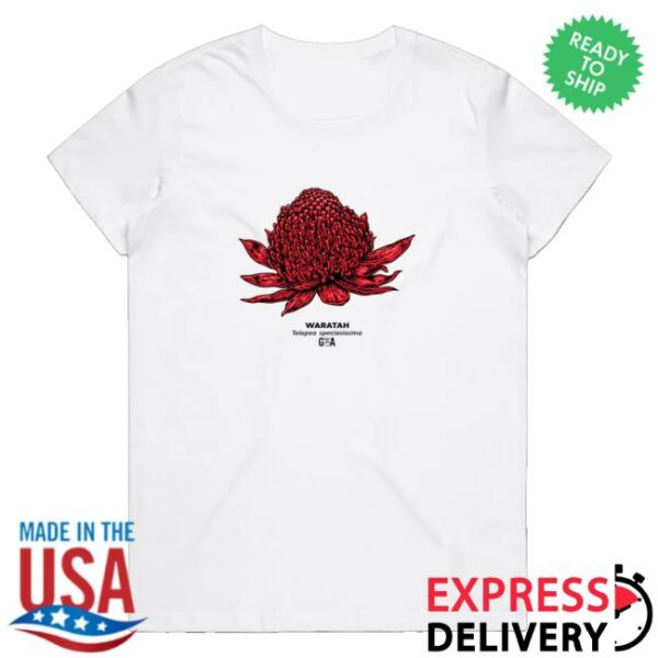 kenny Abc Merch Shop Store Waratah Telopea Speciosissima Coloured Shirt