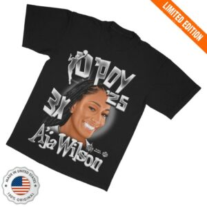 kenny Aces Team Shop Merrch Store Las Vegas Aces Aja Wilson 2025 Dpoy Shirts