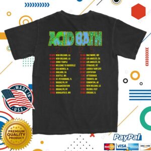 kenny Acid Bath Merch Tour 2025 Shirt