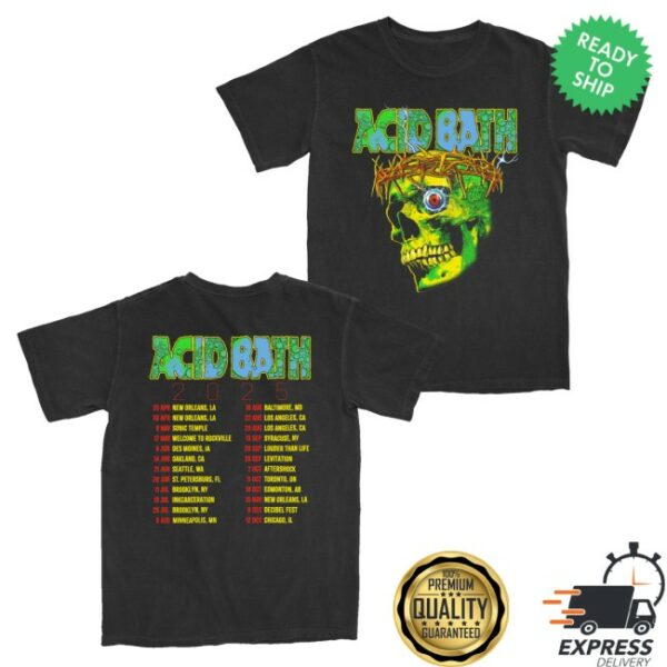kenny Acid Bath Merch Tour 2025 Shirt1