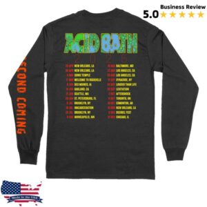 kenny Acid Bath Store Merch Tour 2025 Long Sleeve Shirt