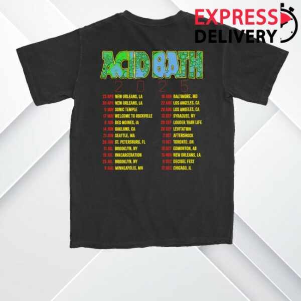 kenny Acid Bath Store Merch Tour 2025 Shirt