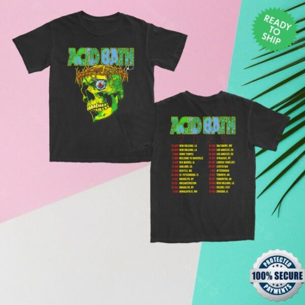 kenny Acid Bath Store Merch Tour 2025 Shirtss