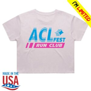 kenny Acl Music Festival Merch Womens Run Club Movement Crop Tee