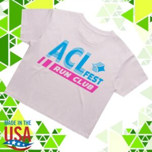kenny Acl Music Festival Merch Womens Run Club Movement Crop Tee0